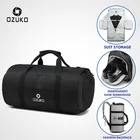 Дорожная сумка OZUKO для мужчин, многофункциональная вместительная Водонепроницаемая спортивная сумка для хранения одежды в поездке, чемодан для ручной клади с чехлом для обуви