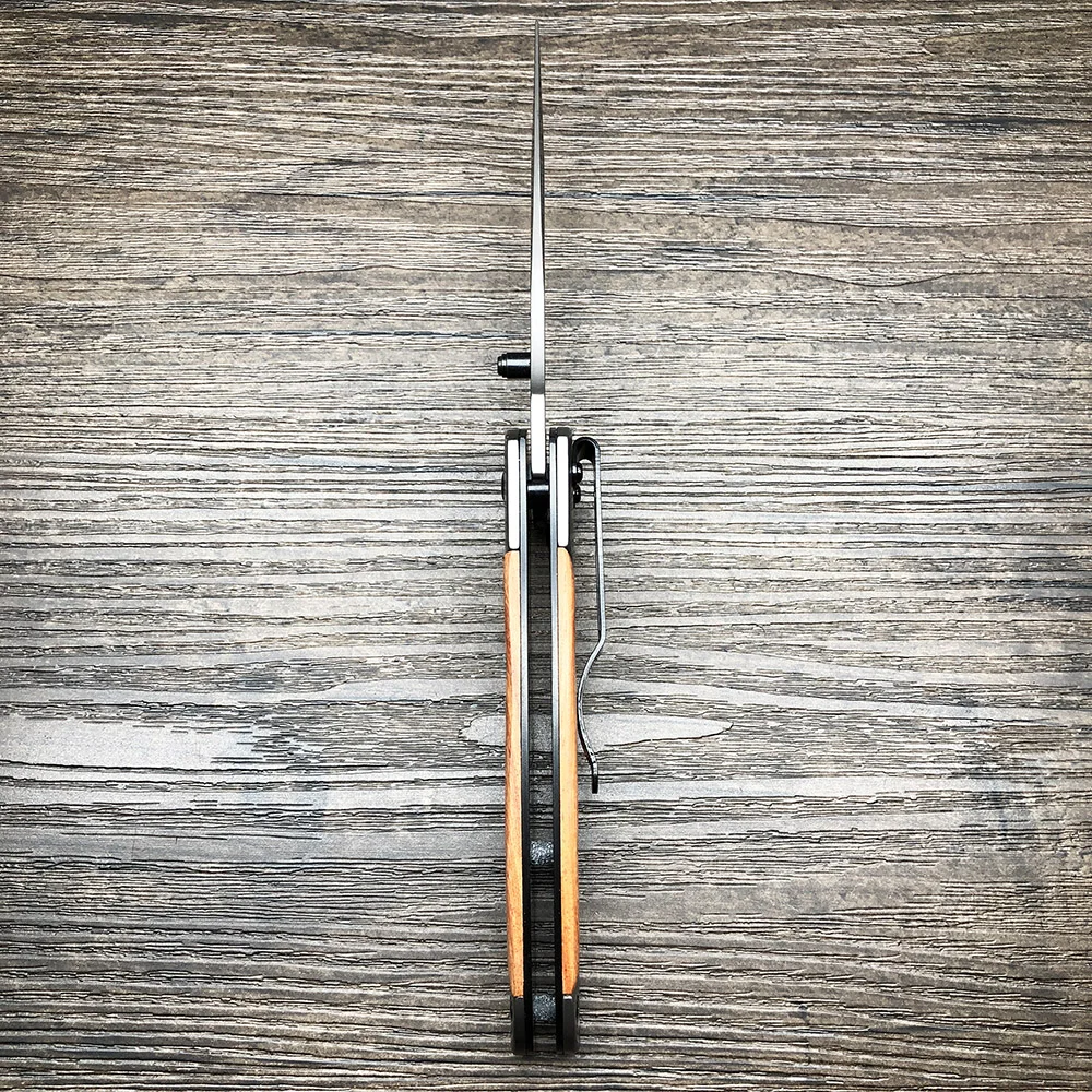 WTT DA43 Охотничий Тактический складной нож, походные карманные ножи для выживания, титановые деревянные ручки, многофункциональные инструменты для повседневного использования