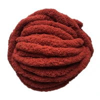 chunky thick arm knitting vegan chenille yarn 7 jumbo 28 yards for pillow blanket