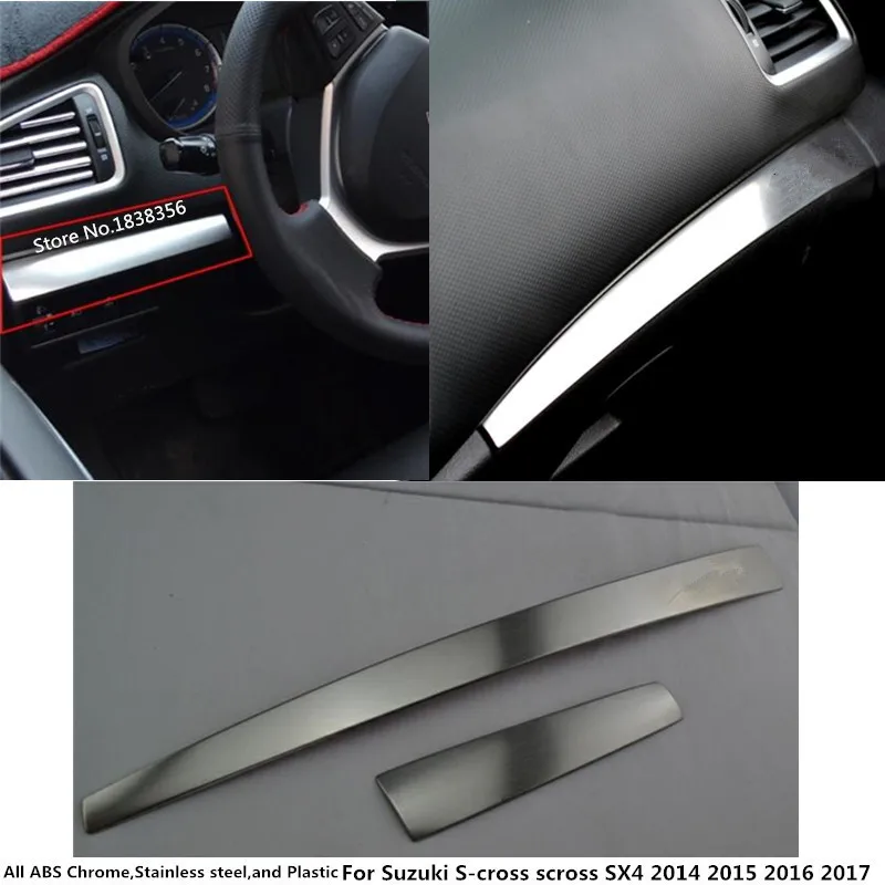 Для Suzuki S cross scross SX4 2014 2015 2016 2017 Внутренняя крышка автомобиля отделка средняя