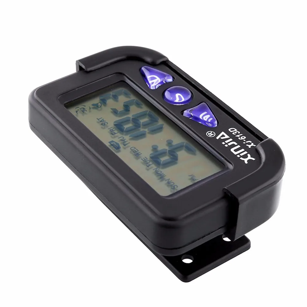 Новый Мини Цифровой ЖК Авто Часы Dashboard Дата Время Календарь Автомобиль