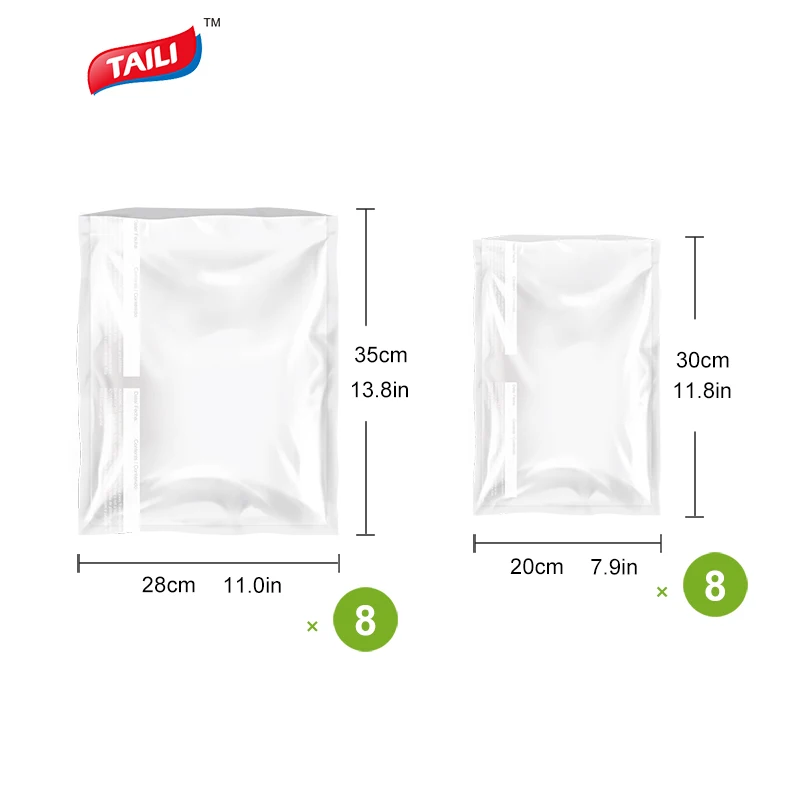 16 шт кухонные вакуумные пакеты для пищевых продуктов вакуумной упаковки