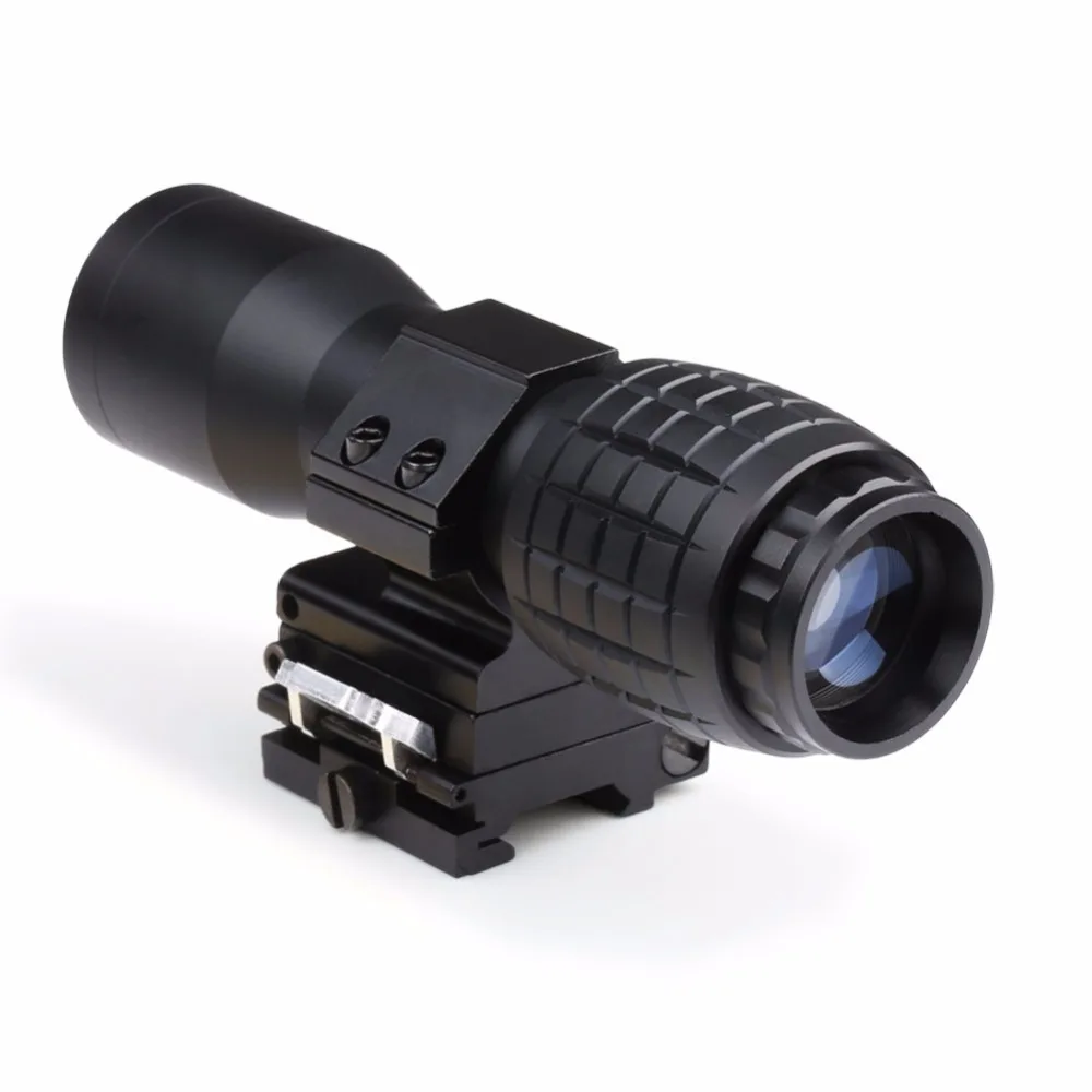 4X Лупа FTS флип в сторону для Eotech Aimpoint или аналогичный прицел Прицелы Открытый