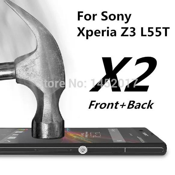 Взрывозащищенное Закаленное стекло для Sony Xperia Z3 Dual D6603 D6633 2 шт./лот/набор|protector