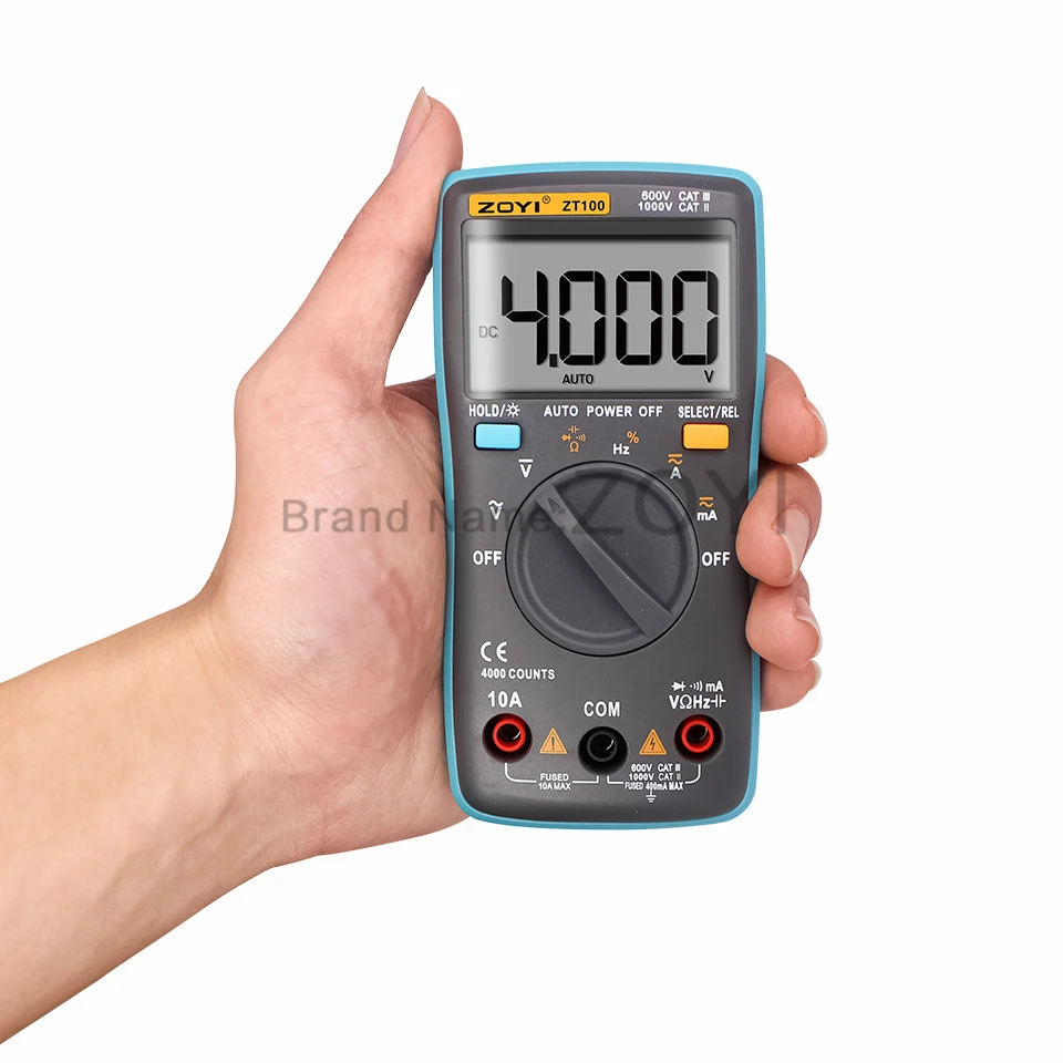 ZOYI ZT100 Automatic Range Digital Multimeter Capacitance Current Resistance | Инструменты