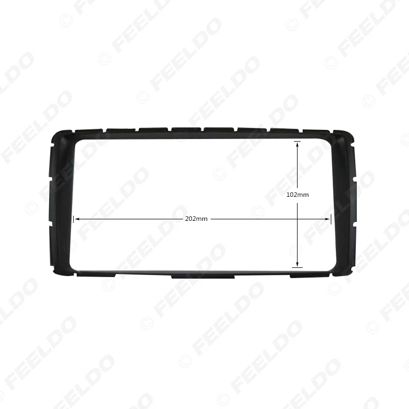 FEELDO автомобильный стерео радио фасции панель Адаптер каркаса для Toyota Hilux 2DIN 202*102