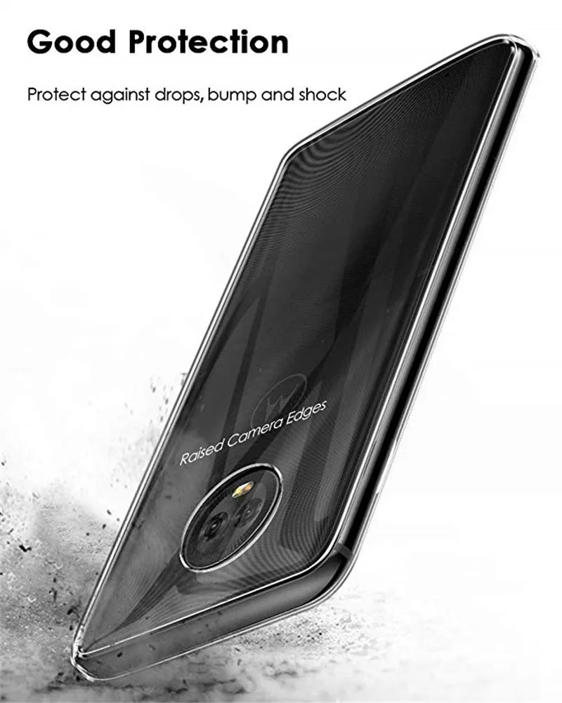 Силиконовый прозрачный чехол из ТПУ для Motorola Moto G7 Plus G7Plus|Бамперы| |