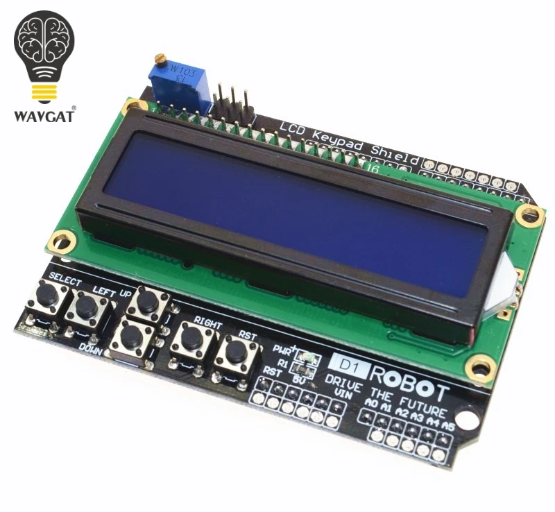 1 шт. ЖК экран с клавиатурой дисплей 1602 Модуль для Arduino ATMEGA328 ATMEGA2560 raspberry pi UNO синий