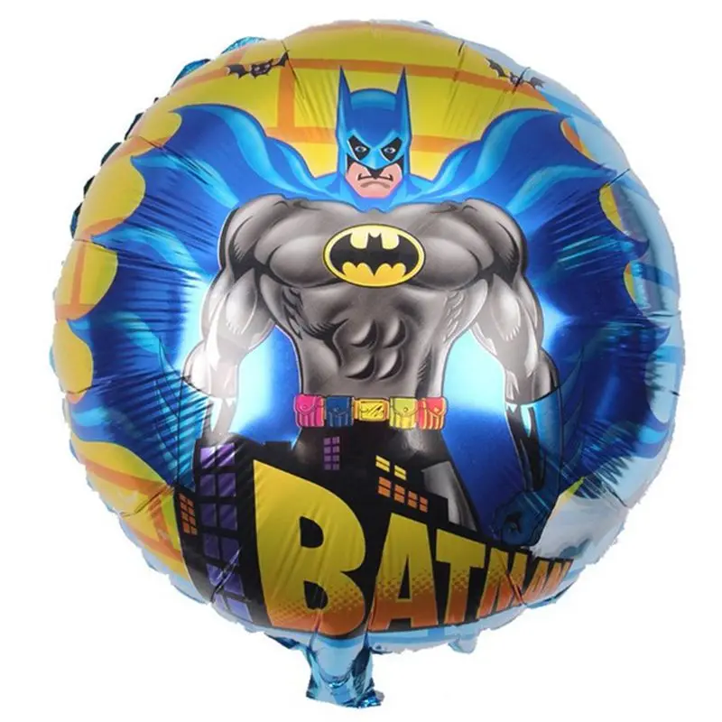 Ballons 10pcs 6 шт./компл. супер герой мстители, Супермен, Бэтмен коробка для конфет попкорн коробка для подарка День Рождения украшения Детские вечерние принадлежности - Цвет: Ballons 10pcs