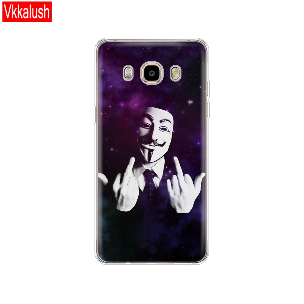 80061 Мягкий силиконовый чехол ТПУ для samsung Galaxy J5 чехол J510 J510F Крышка для samsung J5 чехол в виде ракушки - Цвет: 80061