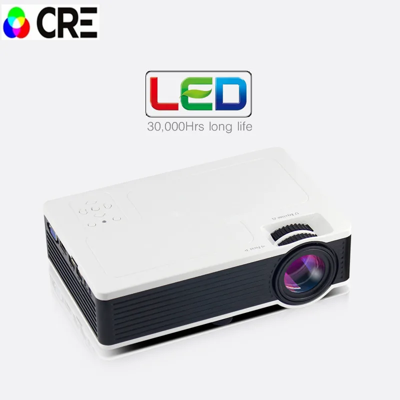 Лучшие подарки для детей родители новые ультра мини проектор 800*480 Поддержка 1920*1080