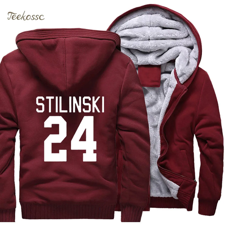 Толстовка с капюшоном Wolf Stilinski 24 теплая флисовая брендовая одежда на весну и зиму