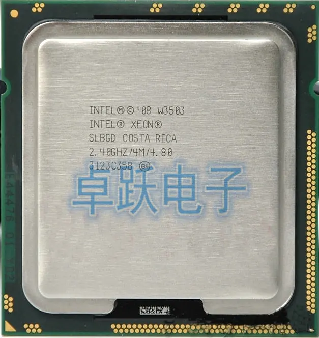 Процессор intel W3503 2 4G 4M 1366 pin процессор SLBGD рассеянные детали|intel cpu|processore cpucpu |