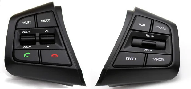 left and right 1.6L Руль для hyundai ix25 creta 2,0 1,6 кнопки Bluetooth телефон круиз контроль пульт дистанционного управления Кнопка левая музыкальная кнопка - Цвет: left and right 1.6L