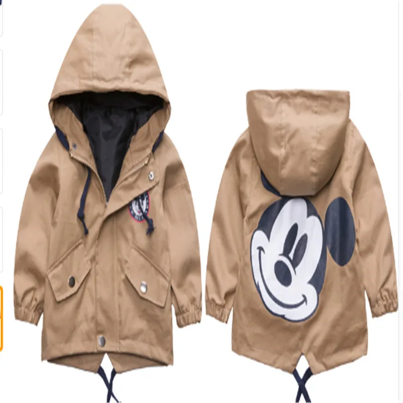 Куртка пальто лидер продаж 2019 года весенне-Осенняя детская куртка с принтом