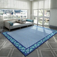 hot sale mechanical wash commercial tapetes rug high grade sweet flower carpet sofa tea table bedroom big mat