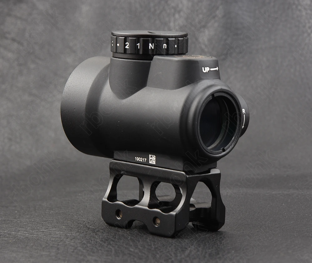 Тактический trijicon mro стиль 1x Красная точка зрения прицел для высоких и низких Пикатинни Крепление база Охота Стрельба M9159
