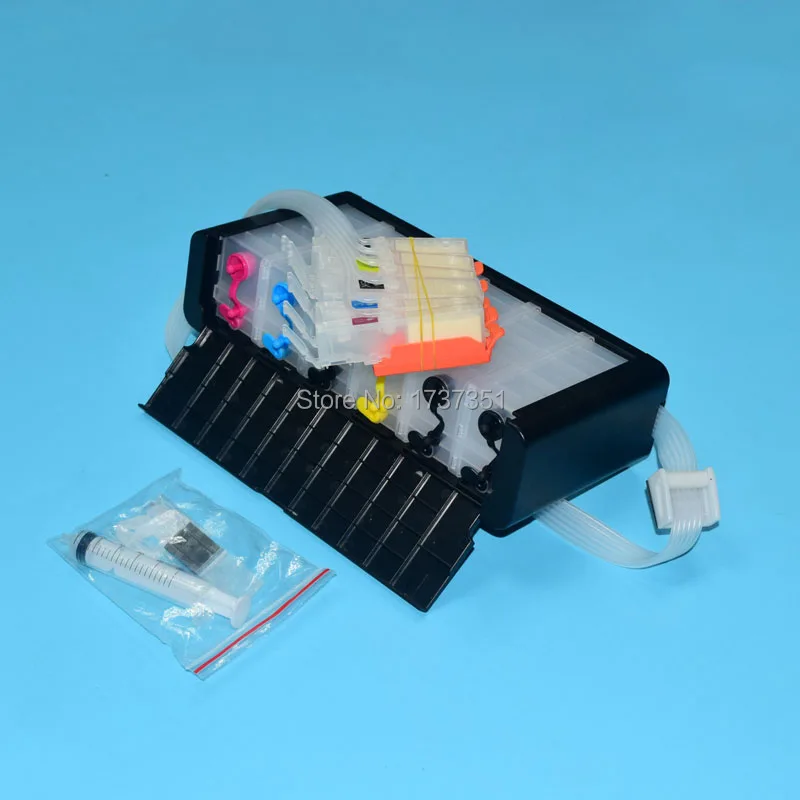 6 color PGI-170 CLI-171 Bulk ink system with ARC chip show level for canon PIXMA mg7710 printer pgi 170 cli 171 | Компьютеры и офис