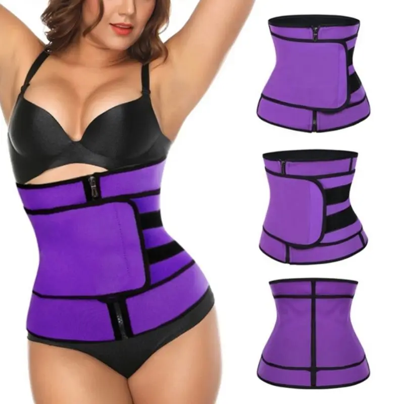 Для женщин Большие размеры талии тренер животик Похудения Body Shaper регулируемый