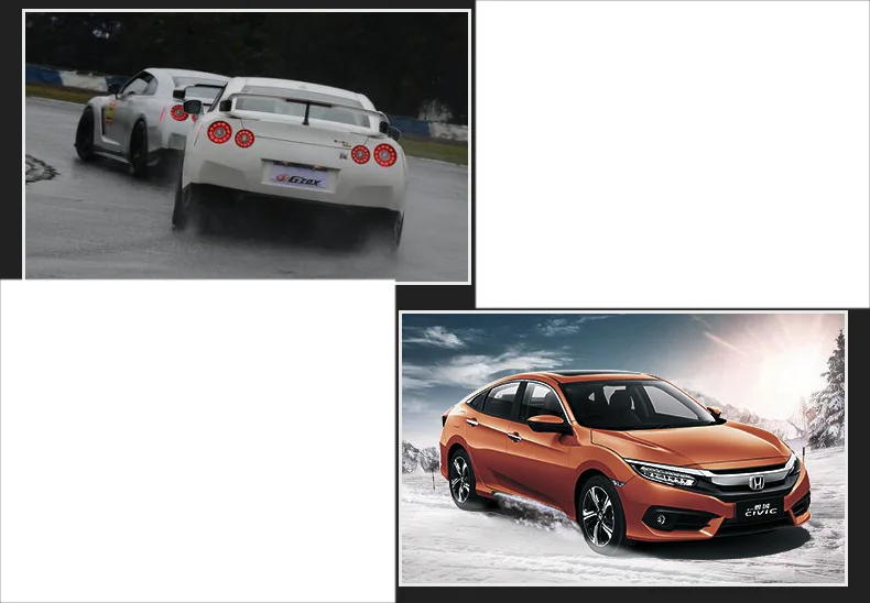 Lsrtw2017 из нержавеющей стали капот автомобиля балансира для honda civic 10th civic