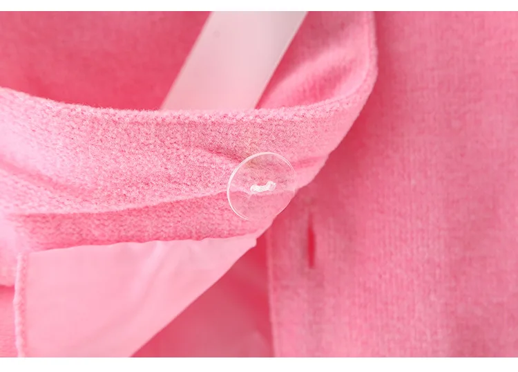 Пальто для маленьких девочек Новинка зимы Милые Дети Питер Пэн воротник куртка с