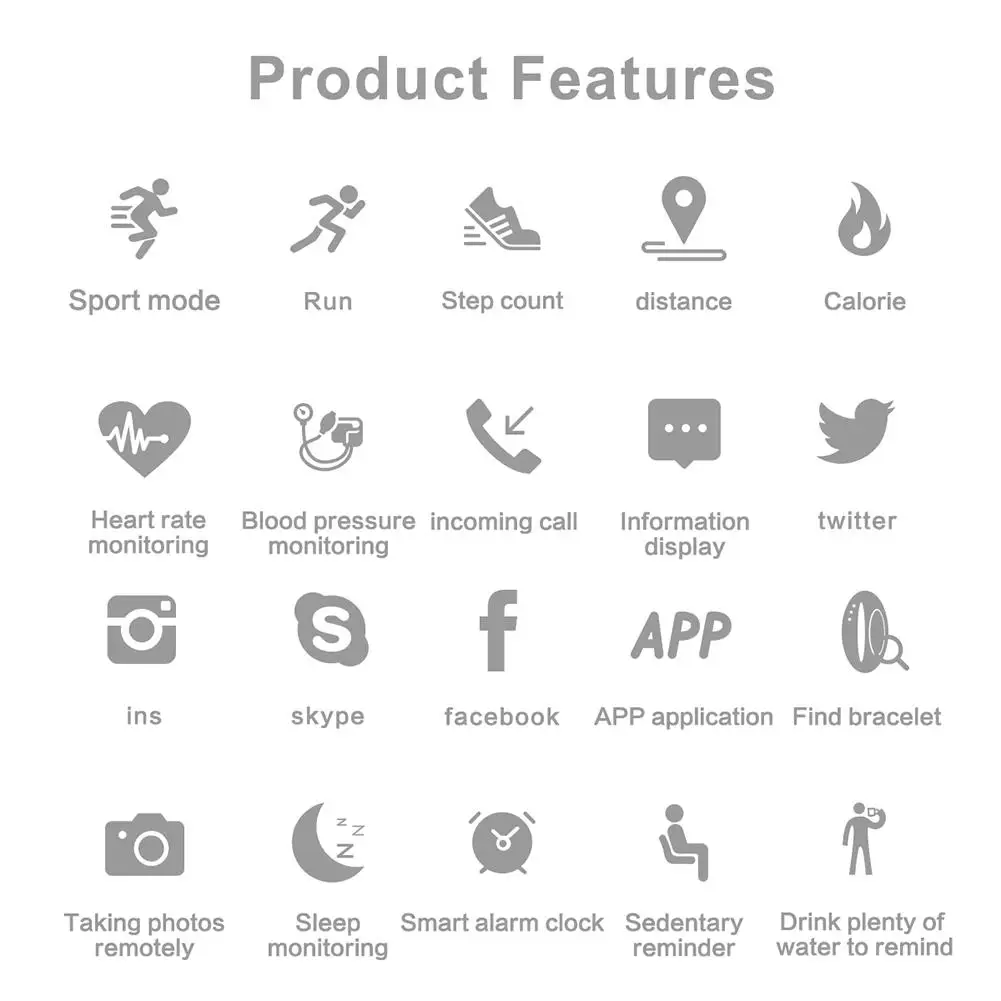 Смарт браслет M3 с цветным экраном Android Ios шагомер фитнес трекер пульсометр