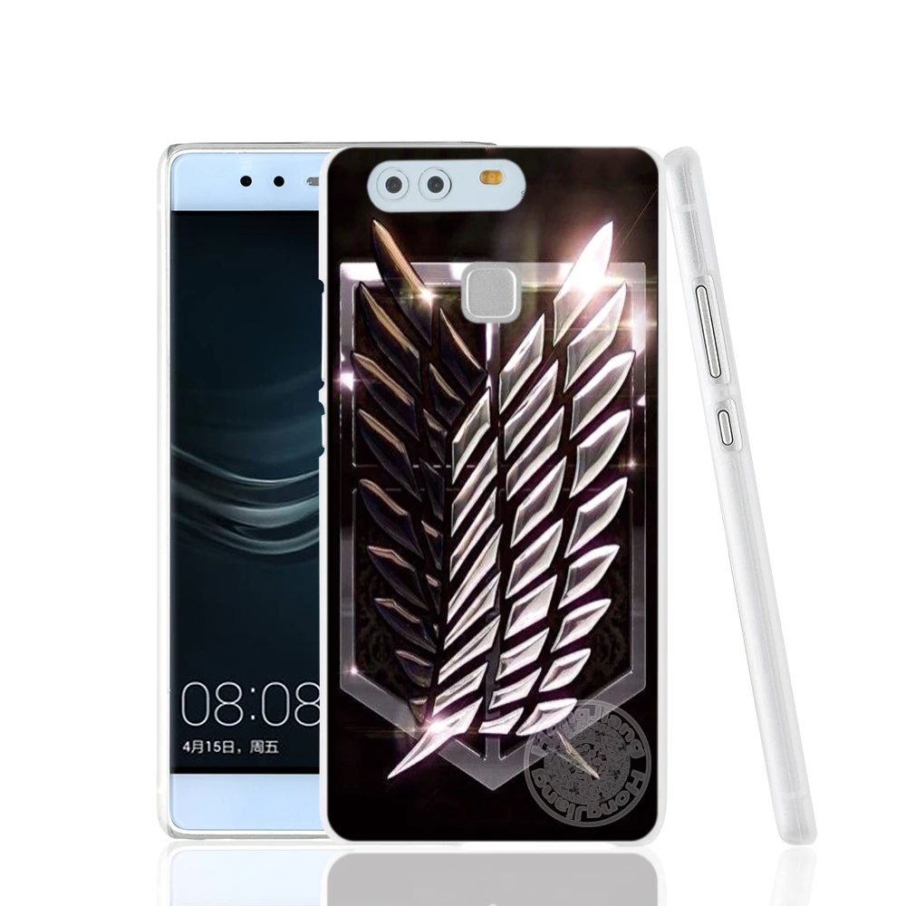 HAMEINUO чехол для телефона с логотипом атаки на Титанов из японского аниме huawei Ascend P7