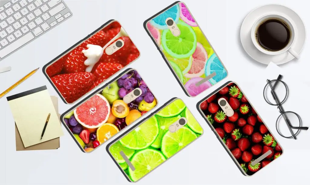 Клубника orange арбуз фрукты жесткий чехол для телефона для Xiaomi Redmi K20 8A 7A 5A 6A Примечание 8 7 5 6 iPad Pro 4 4X крышка