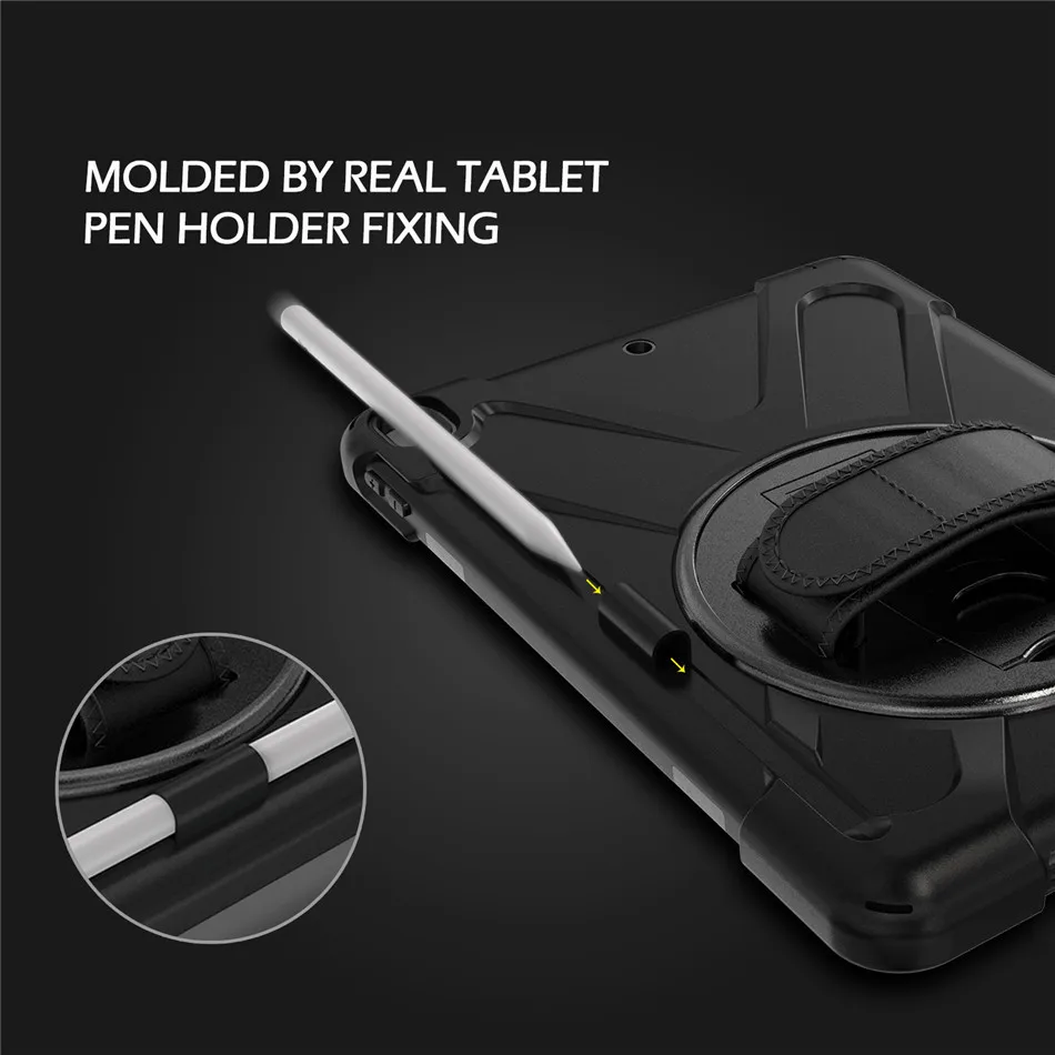 Чехол для ipad air 3() противоударный сверхпрочный силиконовый+ PC Kickstand чехол с запястье+ плечевой ремень Чехол для ipad Pro 10,5