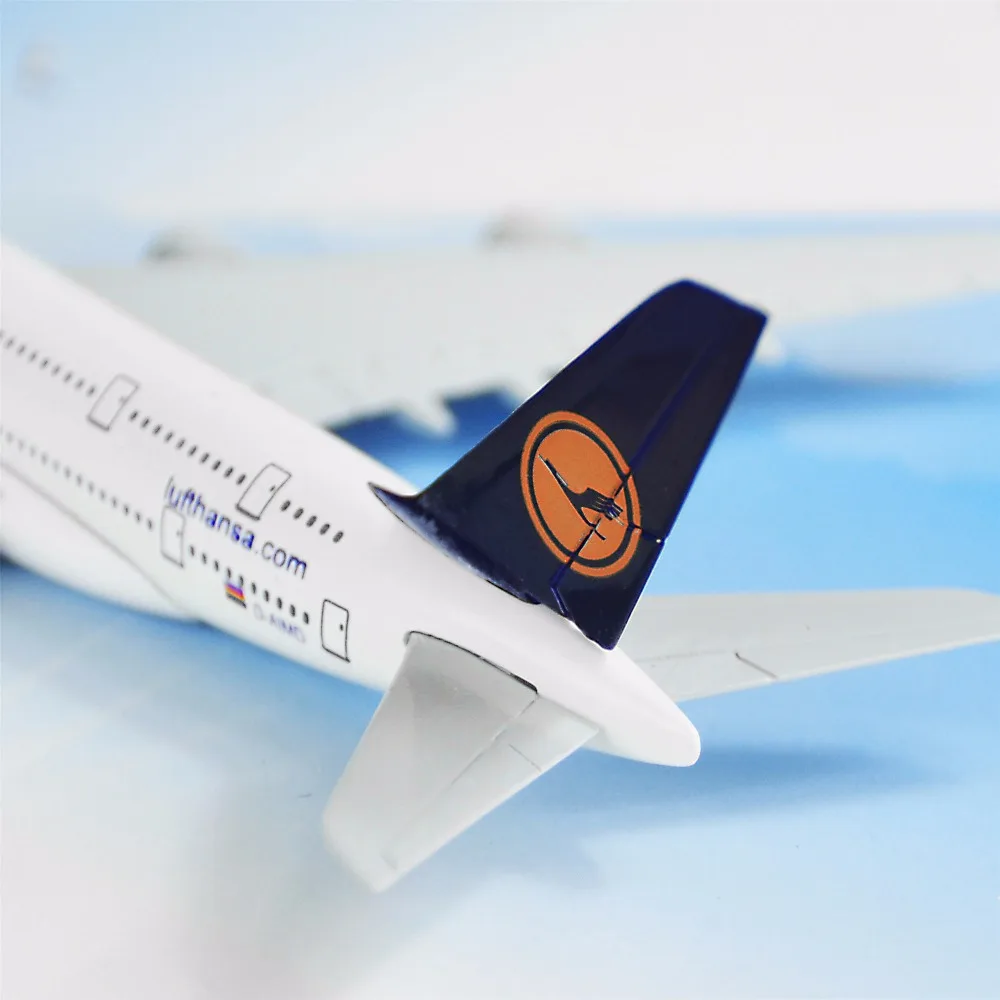 Немецкие модели для полета Lufthansa A380 16 см металлические детей подарок на день