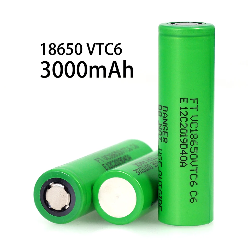 6 шт. VariCore VTC6 3 7 в 3000 мАч 18650 литий ионный аккумулятор VC18650VTC6 игрушка фонарик