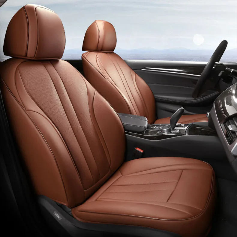 SHALLOW BROWN Пользовательские автомобильные сиденья для peugeot 307 CC 407 206 207 3008 2008 301 206 CC 308 SW 607 4008 5008 307SW 508 308 408 автомобильные принадлежности - Название цвета: SHALLOW BROWN