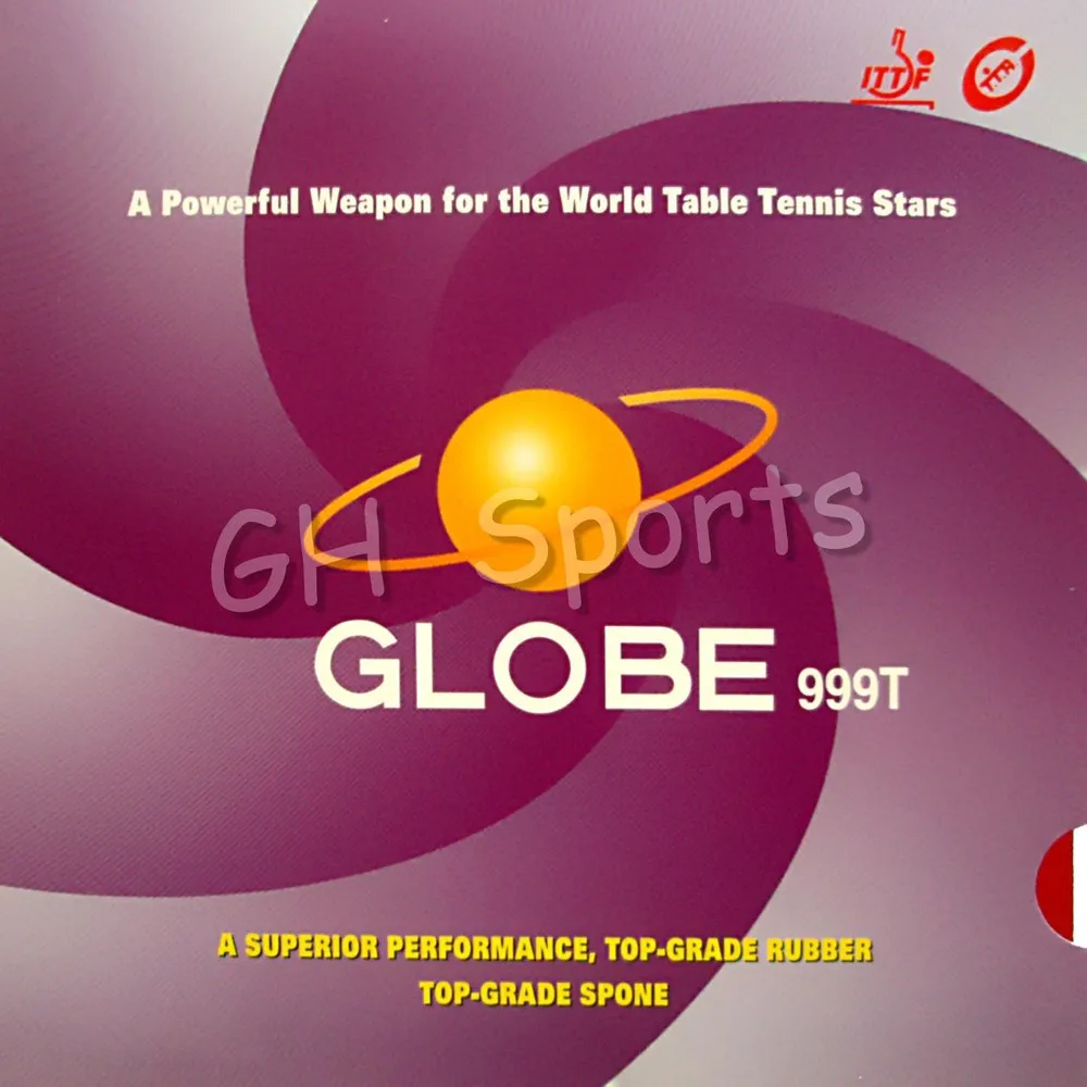 Резиновая прокладка для настольного тенниса Globe 999 T с японской губкой|pingpong rubber|table