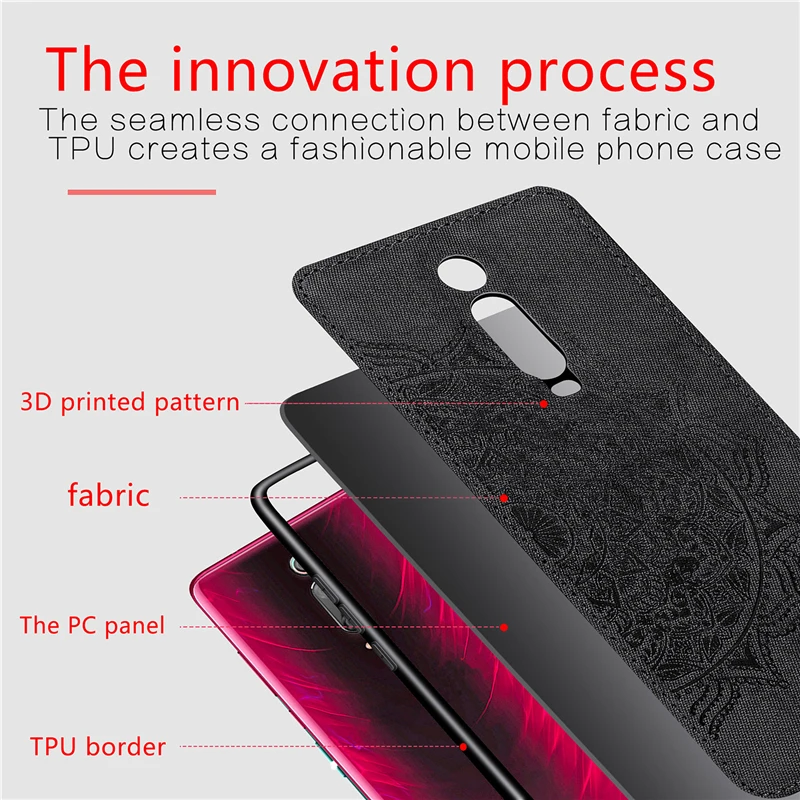 magnetic cotton fabric case for xiaomi mi 9t pro case for xiaomi mi 9t pro mi9t mi 9t cover for redmi note 8t 8 pro note 9s case free global shipping