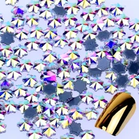 144pcs hotfix flatback glass rhinestones in 23 shapes and sizes crystal ab for nail art diy jewelry dress garments decorations