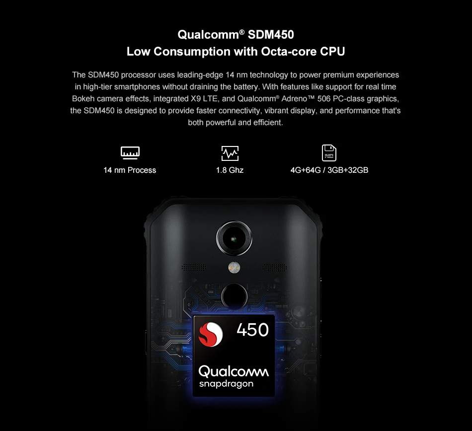 Оригинальный AGM A9 IP68 водонепроницаемый смартфон 5 99 дюйма 18:9 Восьмиядерный Snapdragon