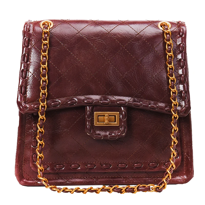 

Bag for women Ins fashion classic new wave Korean version of the rhombic chain package chic wild shoulder Messenger bag