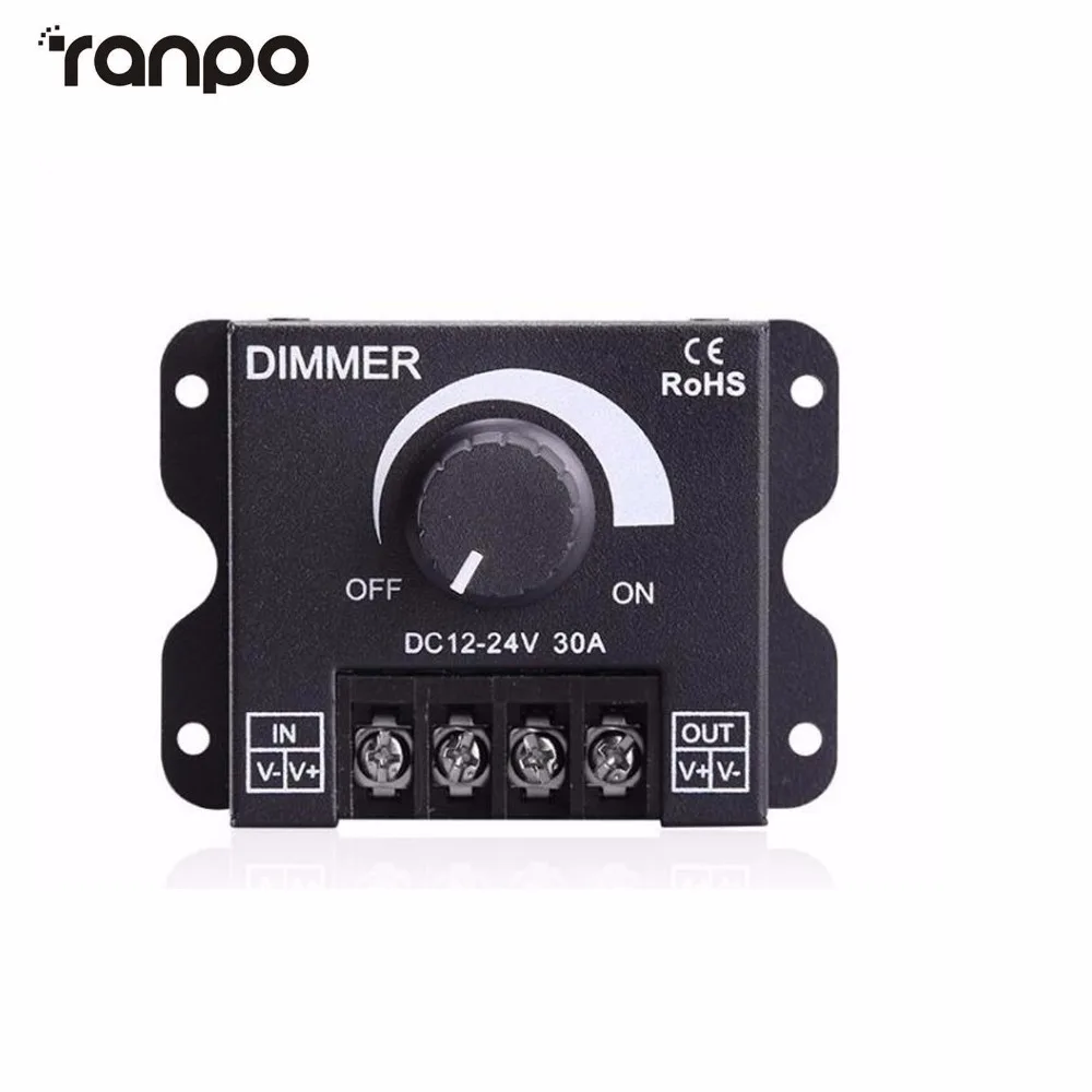 

Светодиодный переключатель диммер постоянного тока 12V 24V 30A 360 Вт с регулируемой яркостью для селфи лампа ленты Драйвер Питание контроллер с...