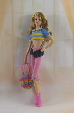 Кожаный чехол для куклы Барби одежда юбка модное платье Повседневная пижамы|for