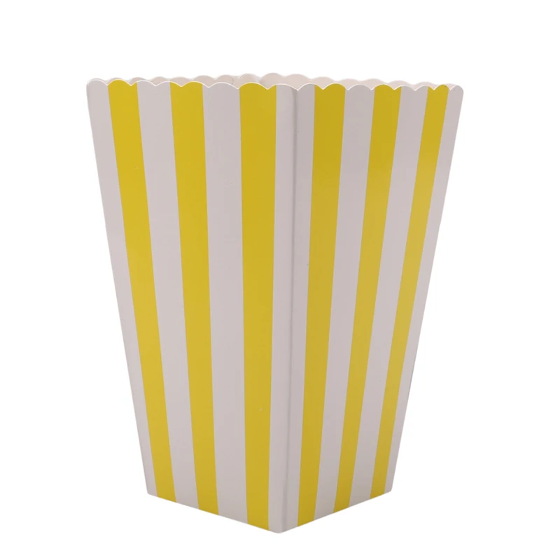 12 шт./упак. милое леденец Коробки для попкорна свадебной вечеринки детское