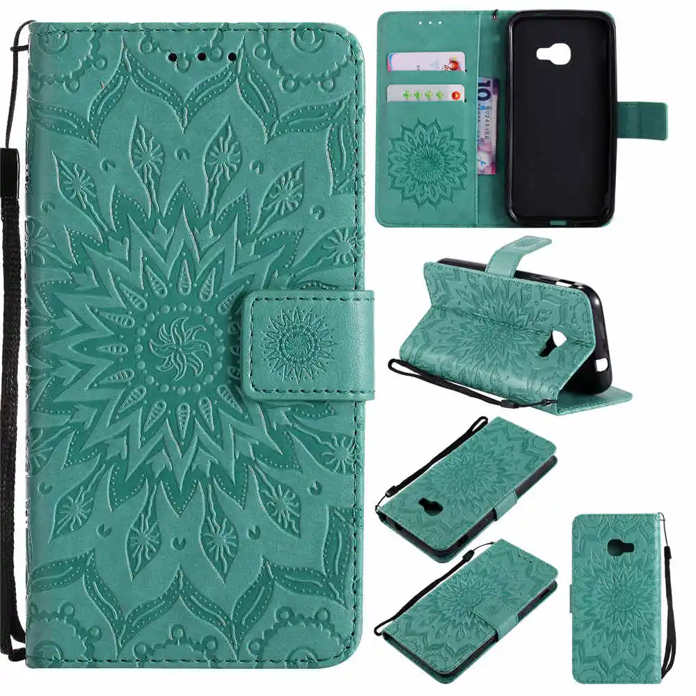 Кожаный чехол с откидной крышкой для Samsung Galaxy Xcover 4 G390 Бумажник телефона чехлы xcover4