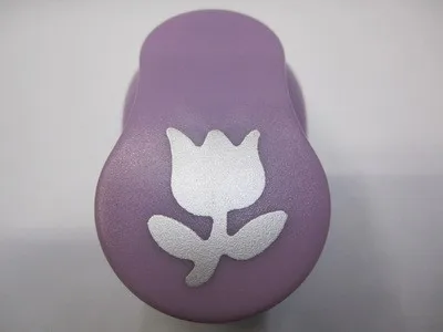 Tuba 2,3-2,5 см ручная машина для тиснения Diy Инструменты для скрапбукинга бумажные отверстия декоративные штампы формы резак скрапбук - Цвет: Sweet tulip