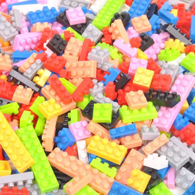 Строительные блоки 744 шт. сделай сам творческие кирпичи игрушки алмазные