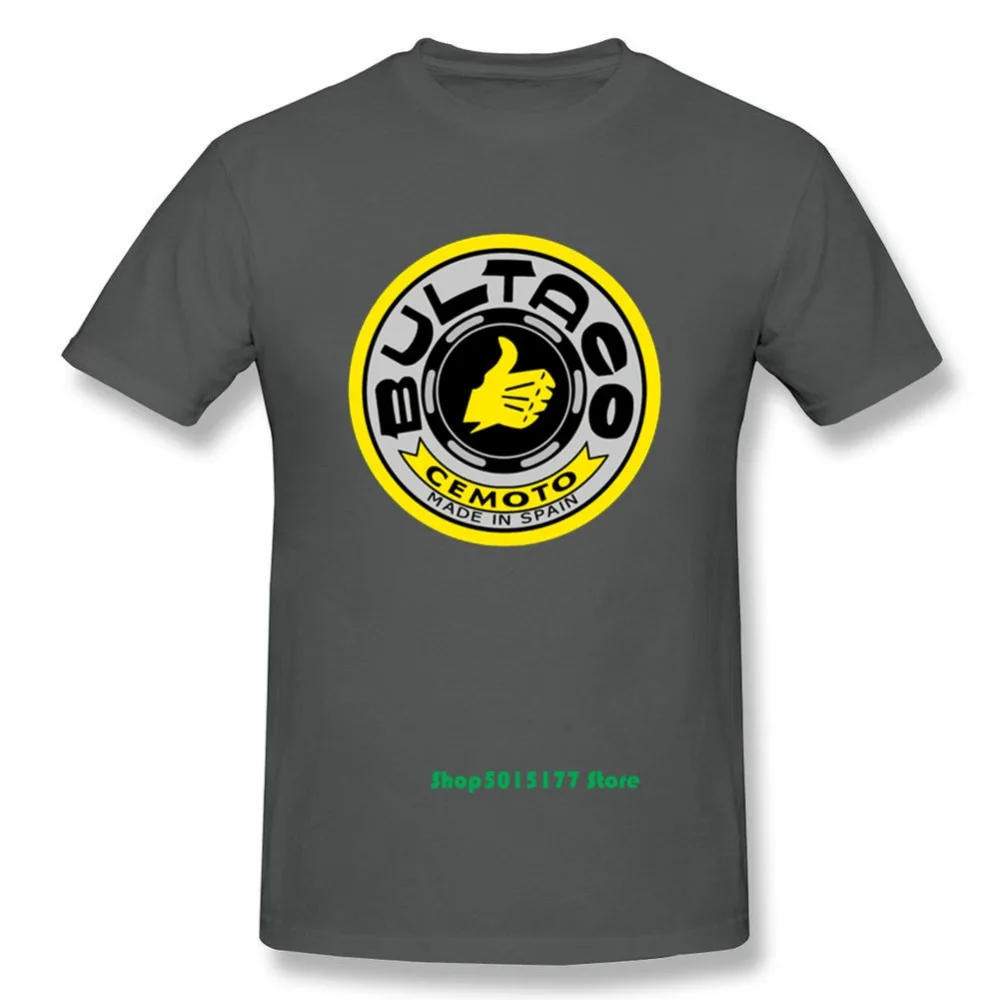 Новый Ретро Bultaco Pursang футболка для мужчин 100% хлопок homme Spainish мотоцикл