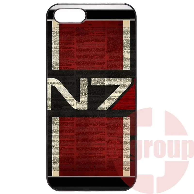 Mass Effect N7 Logo For Xiaomi Mi 3 4 4i 4c 5 5s Redmi 1S 2 2S 3S 2A Note Pro Max Plus Retail New Fashion |
