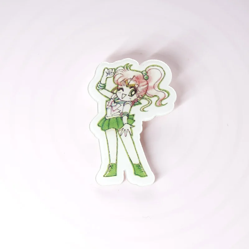 Nengdou Y62 Сейлор шпилька Луна Kawaii значок мультфильм значок для одежды симпатичный значок Акриловые Броши рюкзак иконы аниме одежда булавка