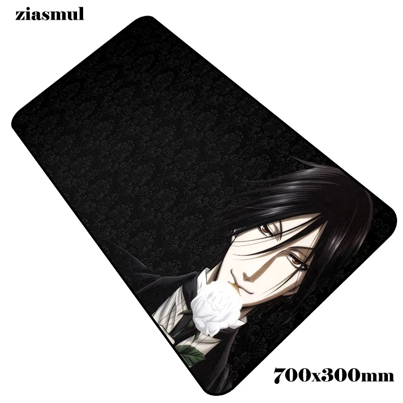 Size 700x300x3mm Черный Дворецкий коврик для мыши 700x300x3 мм коврик для мыши notbook компьютерный коврик для мыши красивый игровой коврик для мыши для геймера - Цвет: Size 700x300x3mm