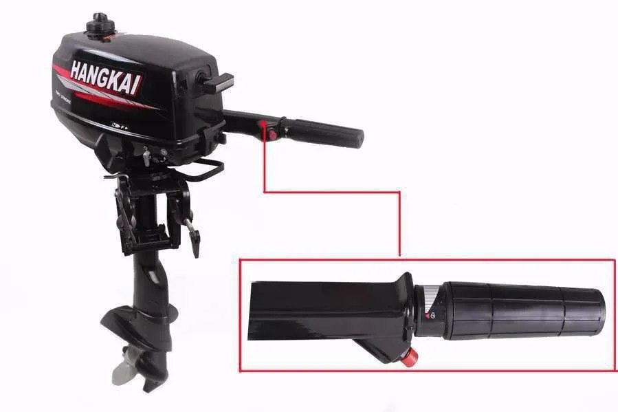 Низкая цена, Hangkai 2 ход 4.0HP моторная лодка с подвесным двигателем бензиновый двигатель с водяным охлаждением 2.9KW быстро Скорость лучше, чем Hidea