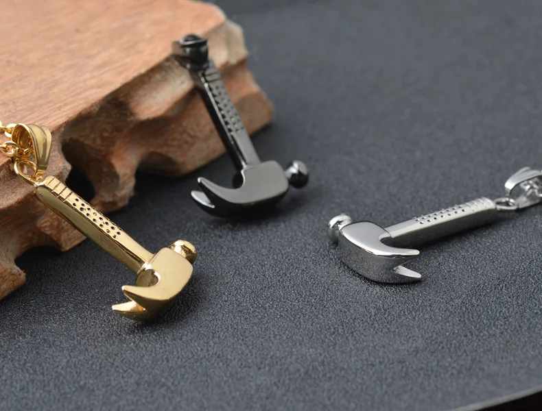 Titanium стальной молот ожерелье мужской топор подвеска из нержавеющей стали