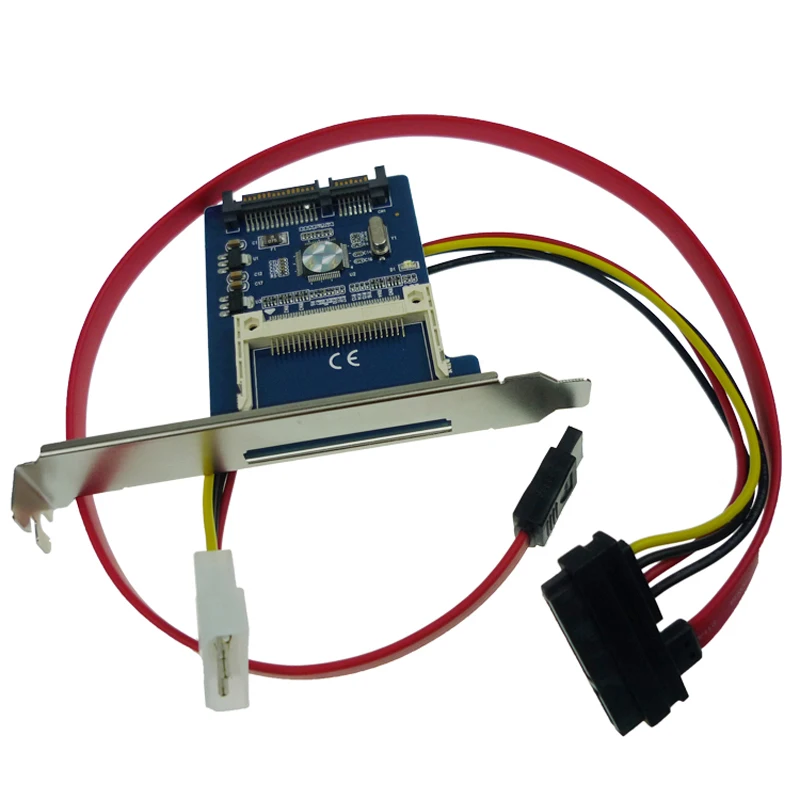 CF TO SATA конвертер компактная флеш-карта Merory 2 5 22 pin адаптер с кронштейном Bay ADP00804 |